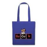 "BaCoN Periodic Table" - Tote Bag royalblue / One size - LabRatGifts - 1
