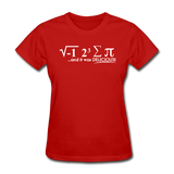 "I Ate Some Pie" (white) - Women's T-Shirt red / S - LabRatGifts - 6