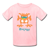 "Biology Monster" - Kids' T-Shirt pink / XS - LabRatGifts - 4