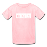 "BaCoN" - Kids' T-Shirt pink / XS - LabRatGifts - 6