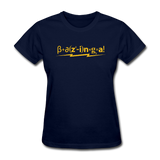 "Bazinga!" - Women's T-Shirt navy / S - LabRatGifts - 3