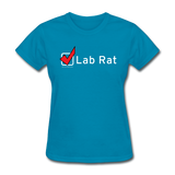 "Lab Rat, Check" - Women's T-Shirt turquoise / S - LabRatGifts - 2