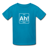 "Ah! The Element of Surprise" - Kids' T-Shirt turquoise / XS - LabRatGifts - 1