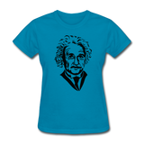 "Albert Einstein" - Women's T-Shirt turquoise / S - LabRatGifts - 3