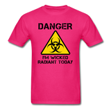 "Danger I'm Wicked Radiant Today" - Men's T-Shirt fuchsia / S - LabRatGifts - 2