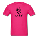 "Albert Einstein: E=mc²" - Men's T-Shirt fuchsia / S - LabRatGifts - 2