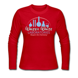 "Walter White Laboratories" - Women's Long Sleeve T-Shirt red / S - LabRatGifts - 3