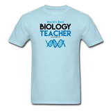 "World's Best Biology Teacher" - Men's T-Shirt powder blue / S - LabRatGifts - 5