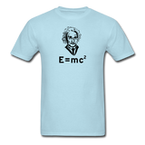 "Albert Einstein: E=mc²" - Men's T-Shirt powder blue / S - LabRatGifts - 13