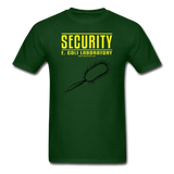 "Security E. Coli Laboratory" - Men's T-Shirt forest green / S - LabRatGifts - 1