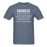 "Engineer" (white) - Men's T-Shirt denim / S - LabRatGifts - 13