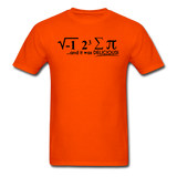 "I Ate Some Pie" (black) - Men's T-Shirt orange / S - LabRatGifts - 9