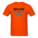 "World's Best Biology Teacher" - Men's T-Shirt orange / S - LabRatGifts - 7