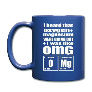 "OMG" - Mug royal blue / One size - LabRatGifts - 1