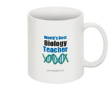 "World's Best Biology Teacher" - Mug  - LabRatGifts - 2