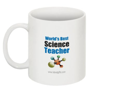 "World's Best Science Teacher" - Mug  - LabRatGifts - 1