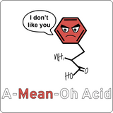 "A-Mean-Oh-Acid" - Kids T-Shirt  - LabRatGifts - 6