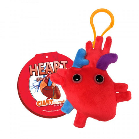 Heart (Heart Organ) - GIANTmicrobes® Keychain  - LabRatGifts
