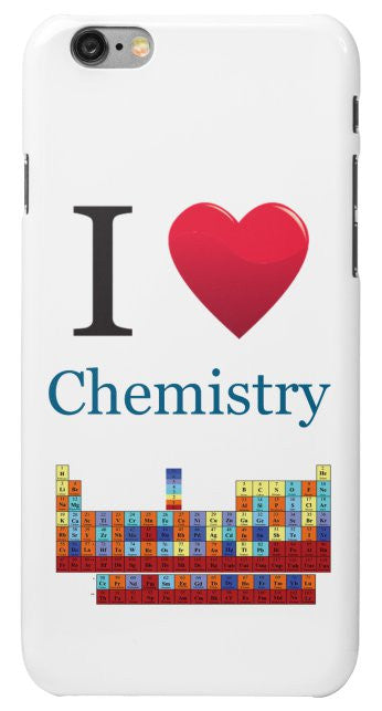 "I ♥ Chemistry" - iPhone 6/6s Case Default Title - LabRatGifts - 2