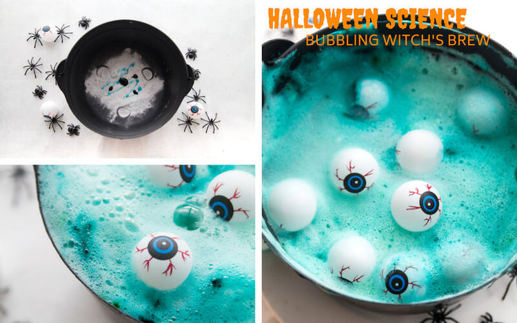Halloween Science Fun- DIY Fizzing Cauldron