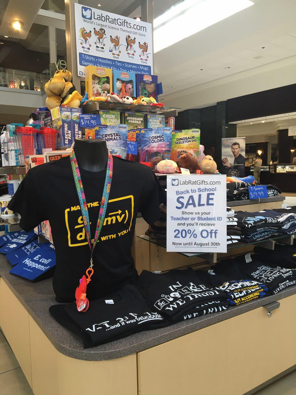 Back to school sale! 20% off your purchase with a Teacher or Student ID.