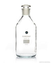 Borosil Clear Borosilicate Glass Reagent Bottles with Stoppers - LabShopNow.com