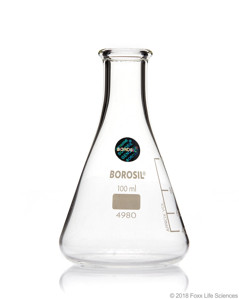 Borosil® Erlenmeyer Flasks Graduated Conical NM Borosilicate - LabShopNow.com