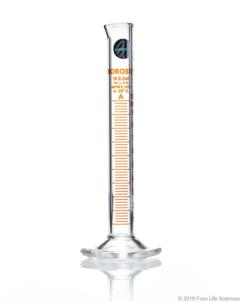 Borosil Graduated Measuring Cylinders, Hexagonal Base - LabShopNow.com