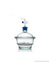 Borosil Vacuum Borosilicate Glass Desiccator with PTFE Stopcock - LabShopNow.com