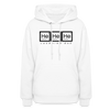 He He He - Helium - Laughing Gas - Women's Hoodie - white