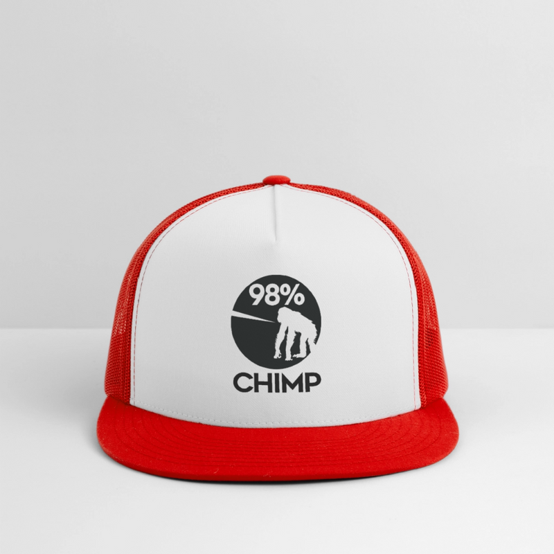 Trucker Hat - white/red