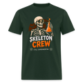 Skeleton Crew Halloween Men's T-Shirt - forest green