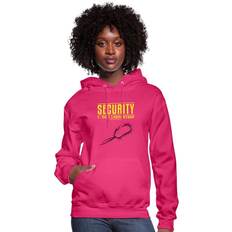"Security E. Coli Laboratory" -  Women's Hoodie - fuchsia
