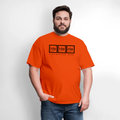 He He He - Helium - Laughing Gas - Men's T-Shirt | GILDAN 5000 - orange