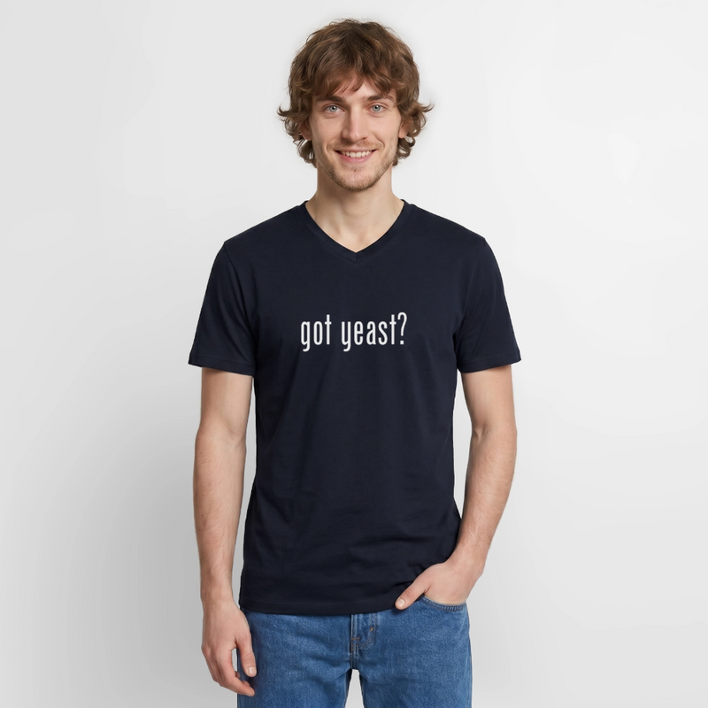 Got Yeast - Funny Quotes - Men's V-Neck T-Shirt - navy