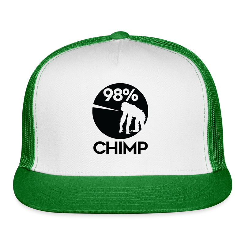 Trucker Hat - white/kelly green