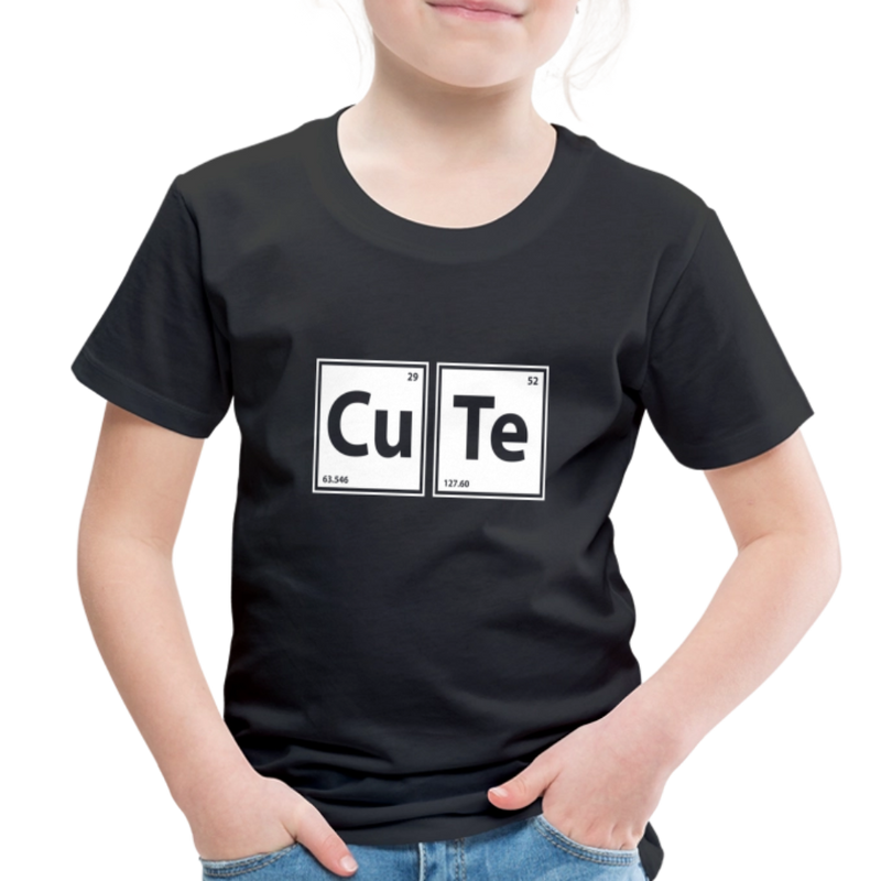 "CUTE" - Toddler Premium T-Shirt - black
