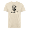 Fitted Cotton/Poly T-Shirt by Next Level - heather cream