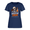 Skeleton Crew Halloween Women's T-Shirt -  blue dusk