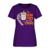 Dead Tired But Still Curios Halloween Women's T-Shirt - purple