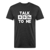 Fitted Cotton/Poly T-Shirt by Next Level - heather black