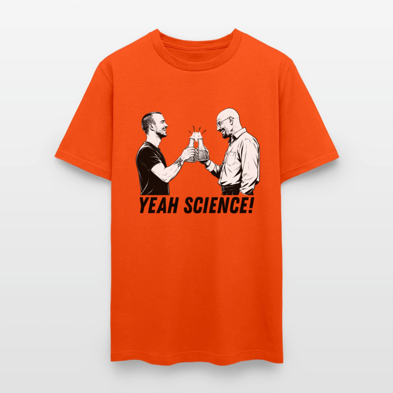 "Yeah Science" - Breaking Bad - Men's T-Shirt | GILDAN 5000 - orange
