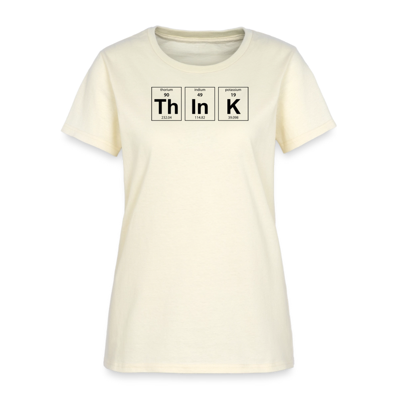 "Think" - Women's T-Shirt - off white