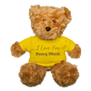 "I Love You Beary Much" - Teddy Bear SoftToy Plushy - yellow