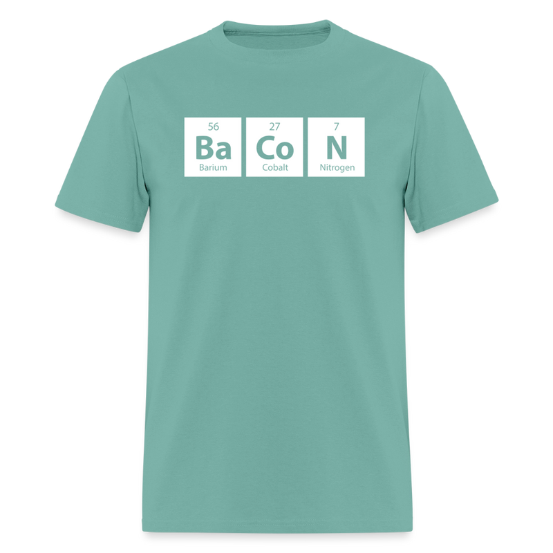 "BACON" - Funny Quotes - Men's T-Shirt | GILDAN 5000 - aquatic