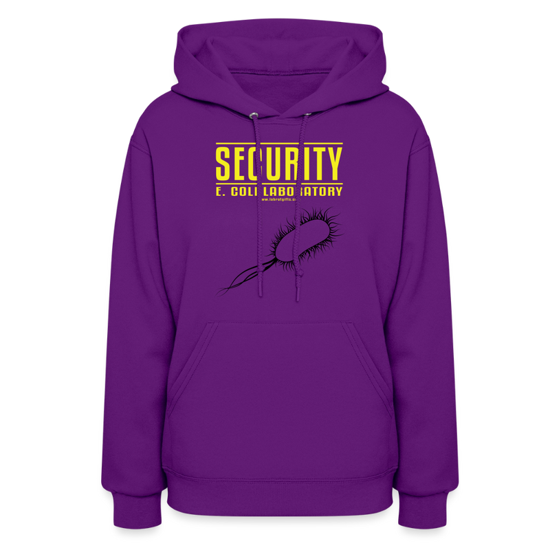 "Security E. Coli Laboratory" -  Women's Hoodie - purple