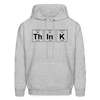 "Think" - Men's Hoodie - heather gray