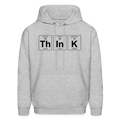 "Think" - Men's Hoodie - heather gray