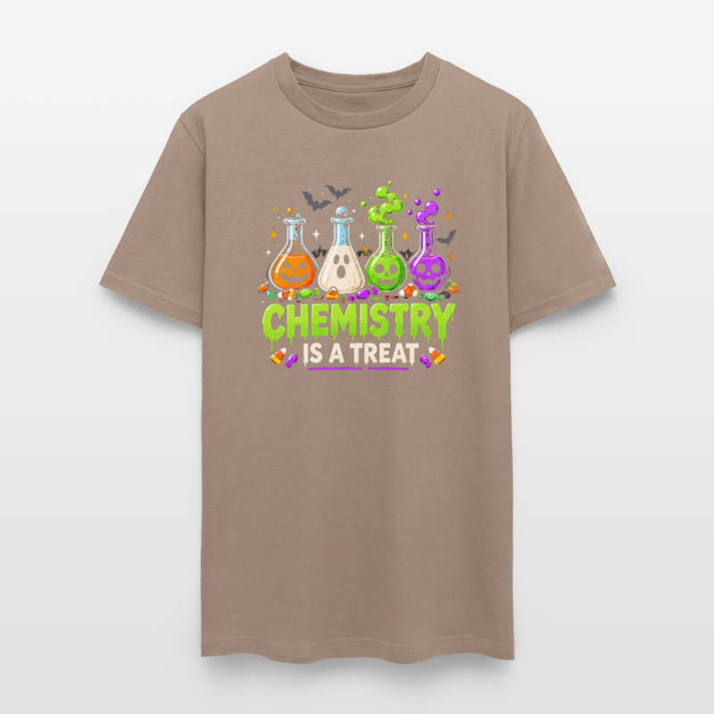 Chemistry is a Treat Halloween Men's T-Shirt - safari