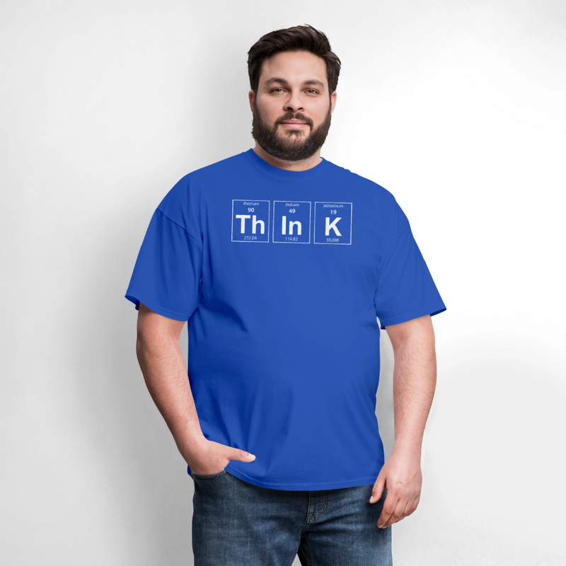 "Think" - Men's T-Shirt | GILDAN 5000 - royal blue